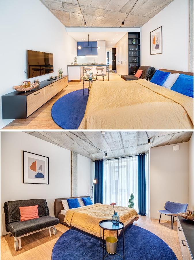 Happy Inn Gold Studio, Self Check-In, Parking In The Underground Garage 빌뉴스 외부 사진