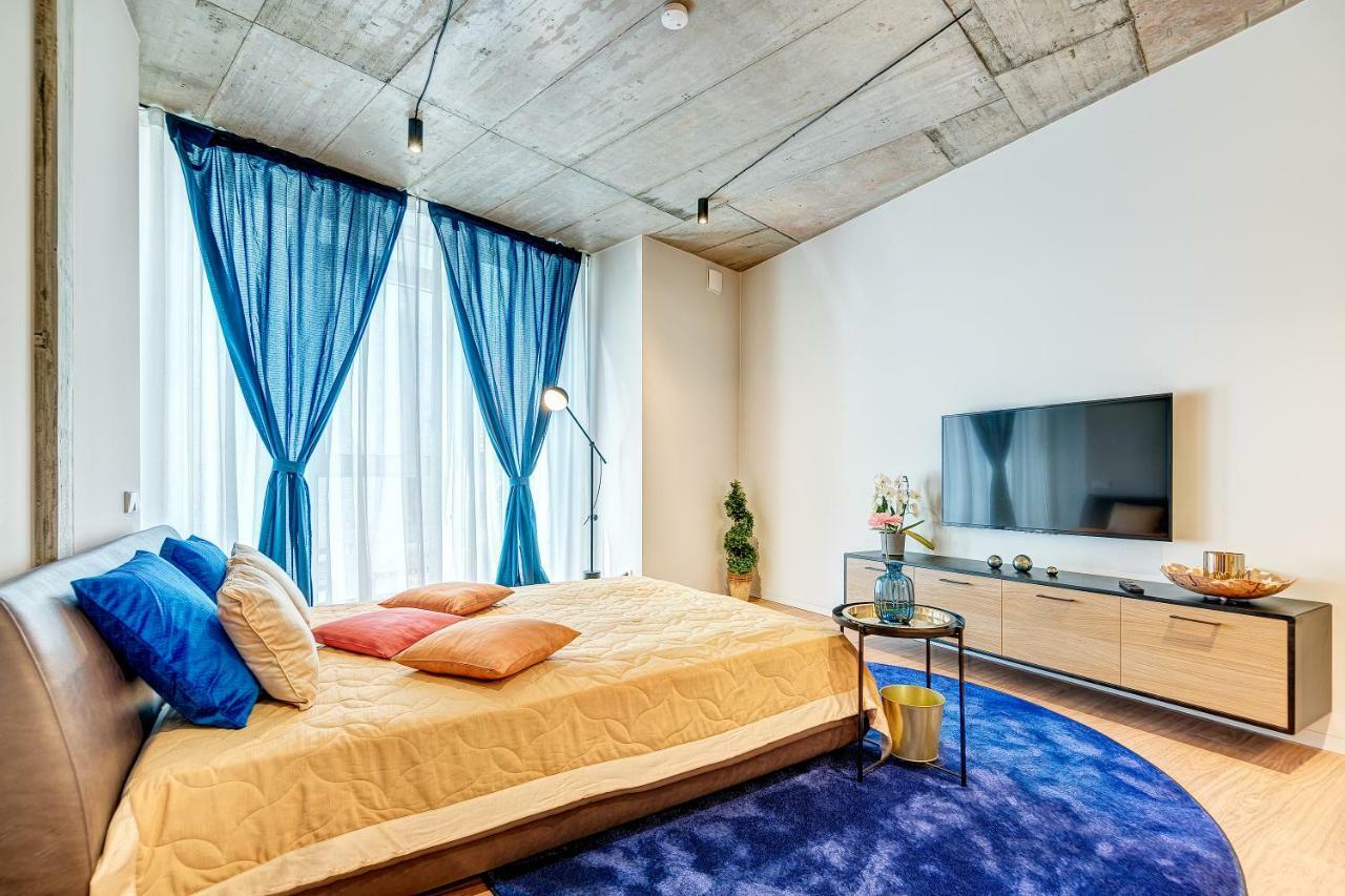 Happy Inn Gold Studio, Self Check-In, Parking In The Underground Garage 빌뉴스 외부 사진