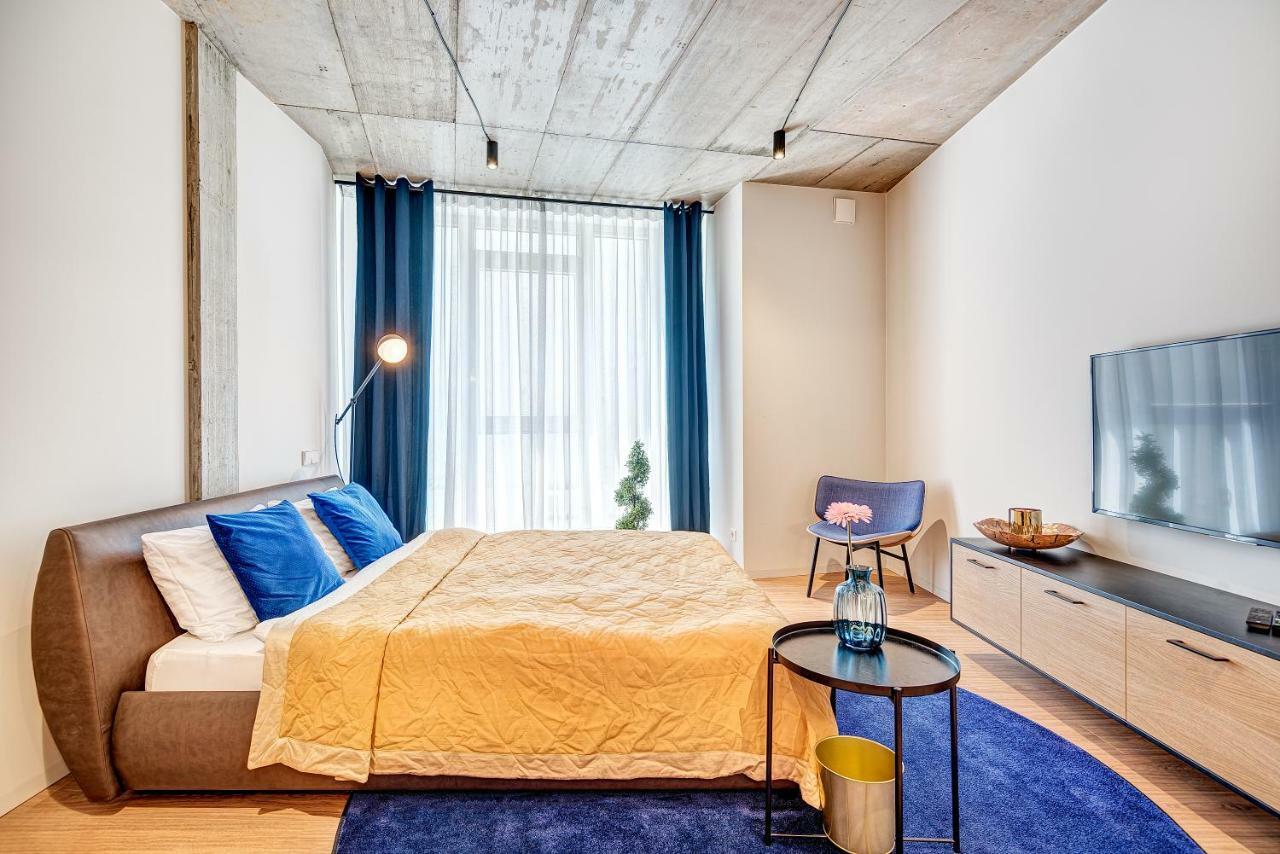 Happy Inn Gold Studio, Self Check-In, Parking In The Underground Garage 빌뉴스 외부 사진